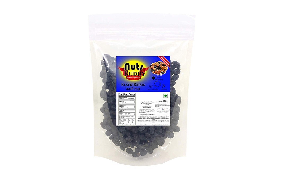 Nuts Buddy Black Raisin    Pack  400 grams